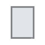 Nobo - 1915696 marco magnético A4 Plata