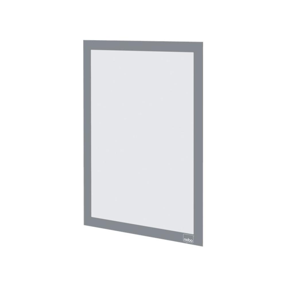 Nobo - 1915696 marco magnético A4 Plata