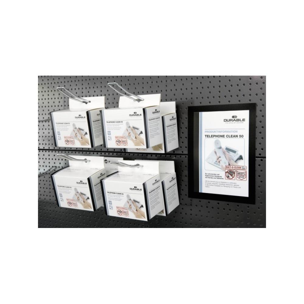 Durable - DURAFRAME marco magnético A5 Negro - 494701