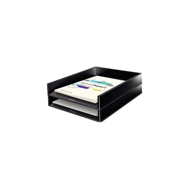 Leitz - 53610095 bandeja de escritorio/organizador Plástico Negro