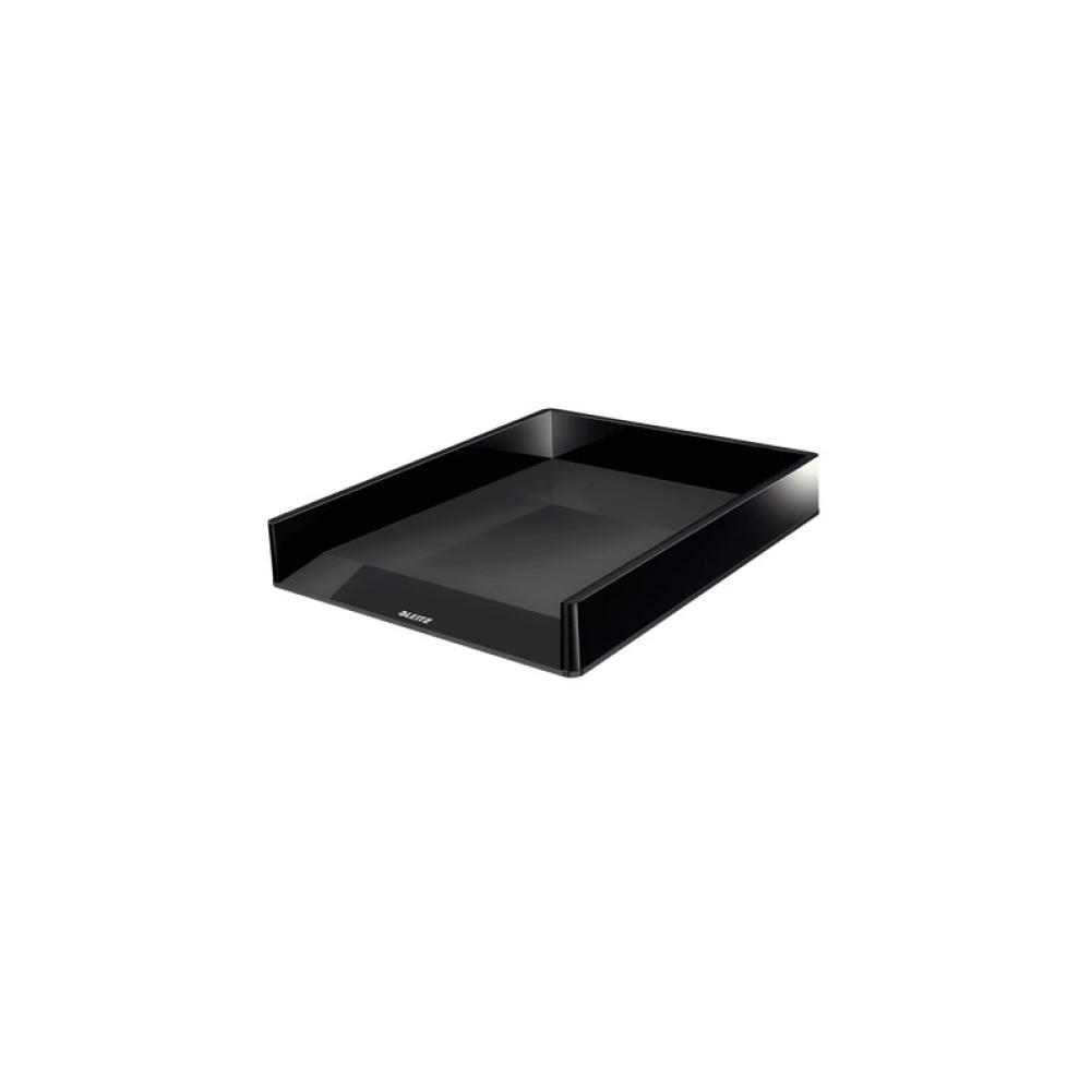 Leitz - 53610095 bandeja de escritorio/organizador Plástico Negro