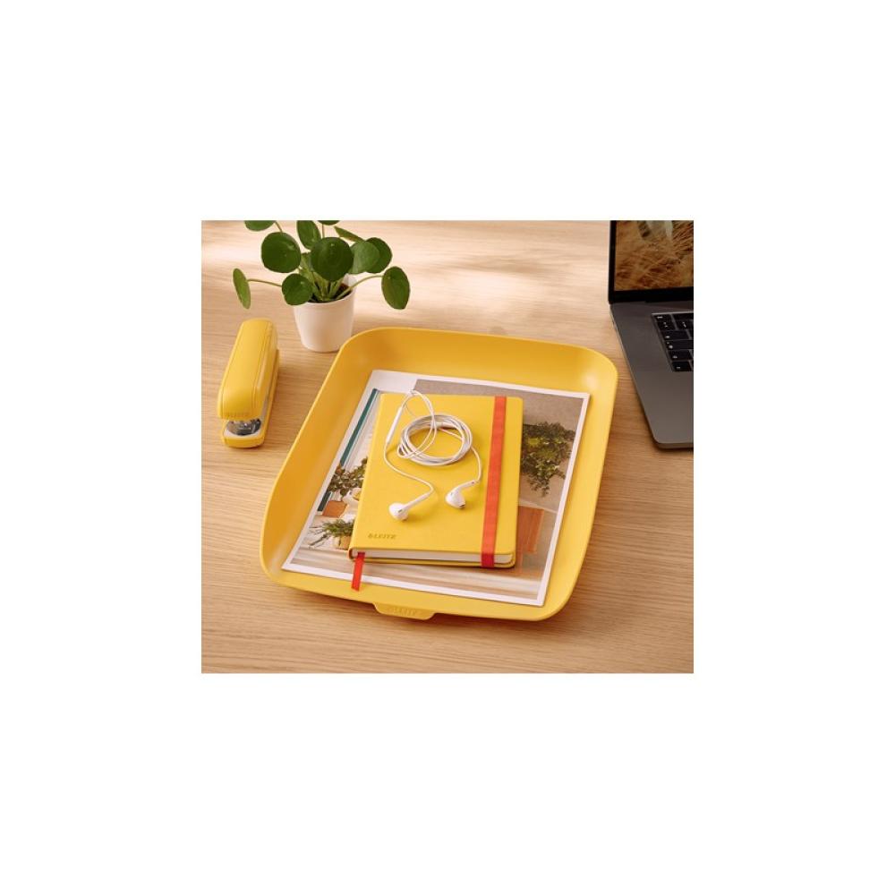 Leitz - 53580019 bandeja de escritorio/organizador Poliestireno (PS) Amarillo