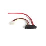 StarTech.com - Adaptador Cable de 45cm Divisor SAS 29 Pines a Molex Macho LP4 y SATA - SFF-8482