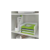 Leitz - 53611054 bandeja de escritorio/organizador Plástico Verde, Blanco