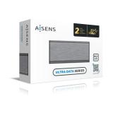 AISENS - Caja Externa M.2 (NGFF) ASM2-007GRY SATA A USB3.1 Gen1, Gris