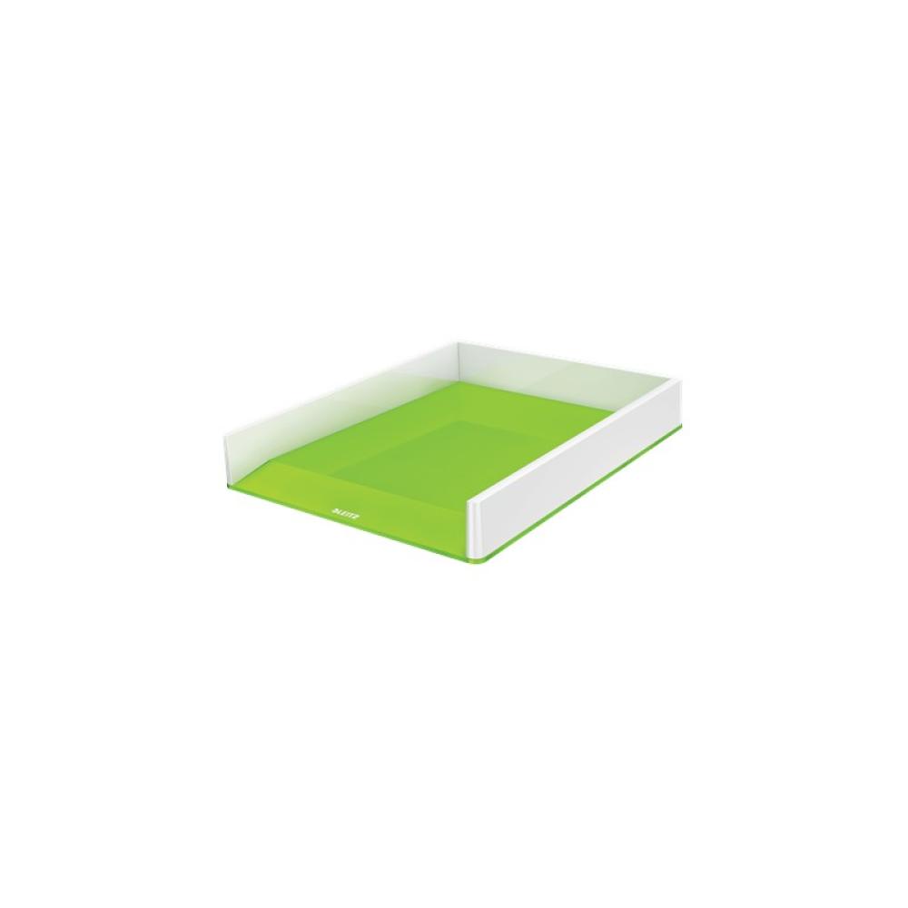 Leitz - 53611054 bandeja de escritorio/organizador Plástico Verde, Blanco