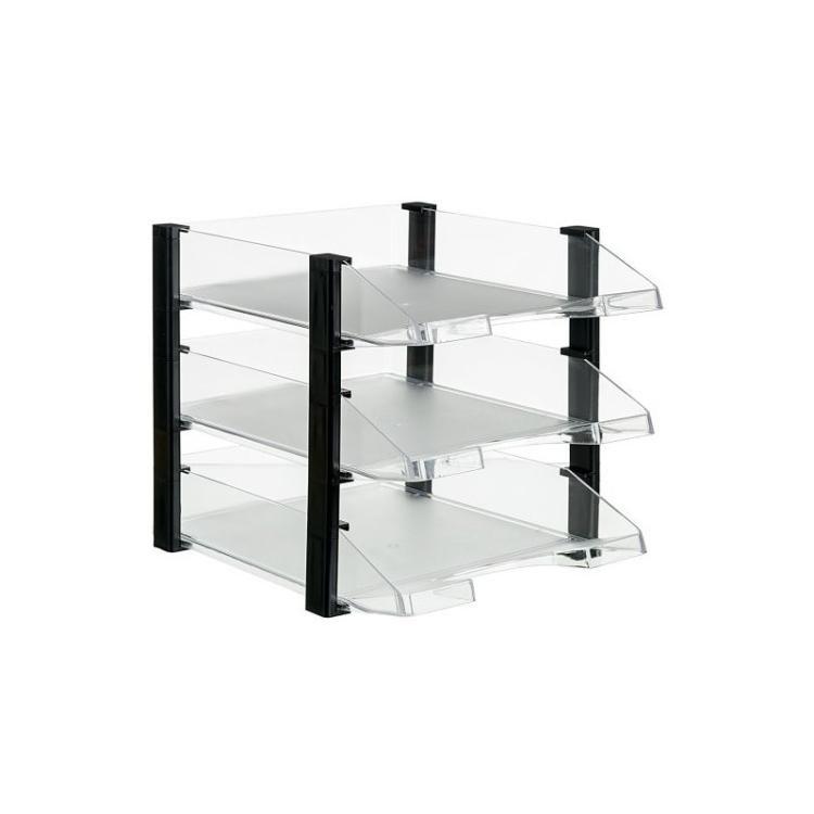 Archivo 2000 - 704 CS TP bandeja de escritorio/organizador Negro, Transparente