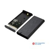 AISENS - Caja Externa M.2 (NGFF) ASM2-008B NVMe a USB3.2 Gen2, Negra