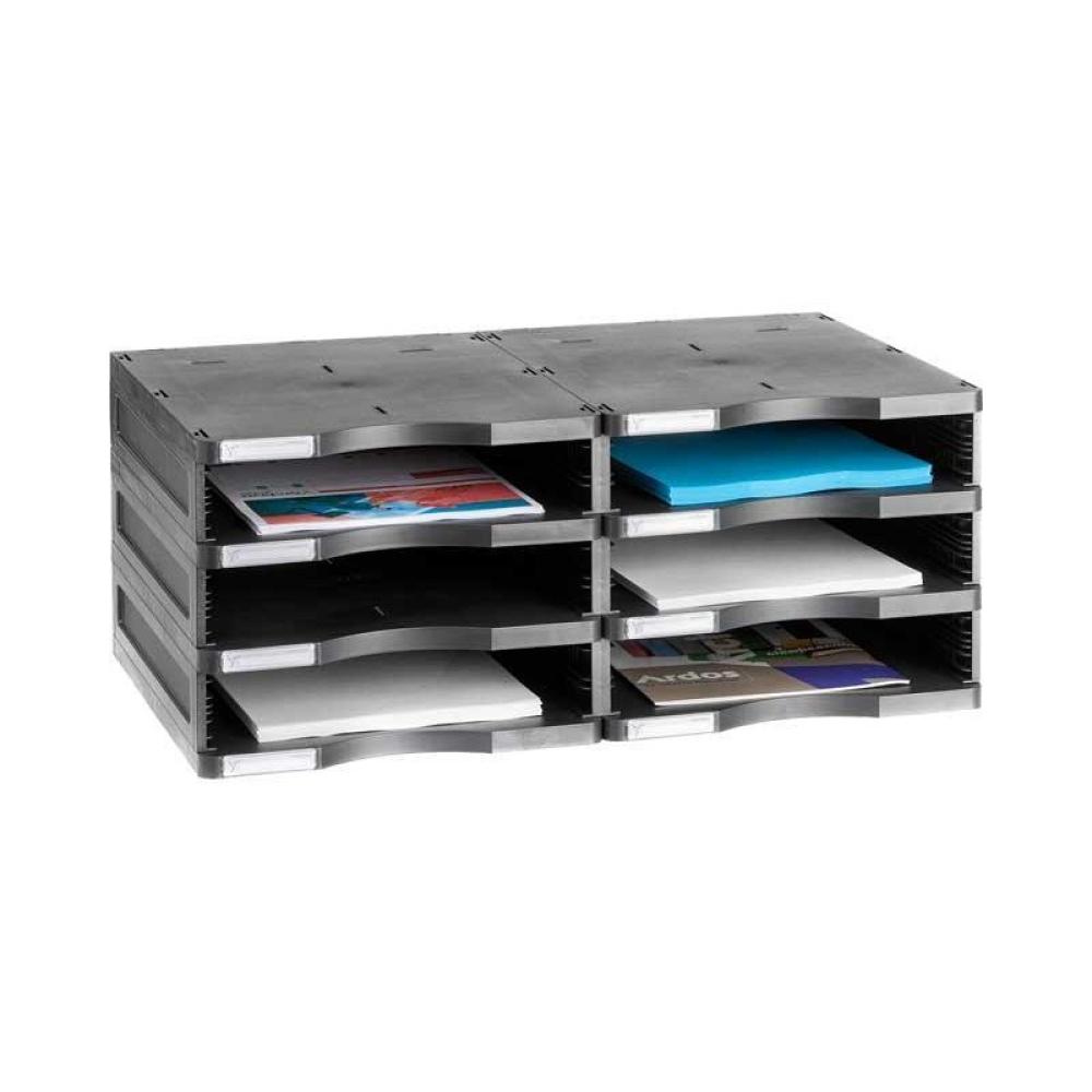 Archivo 2000 - 6523 NE bandeja de escritorio/organizador Poliestireno Gris