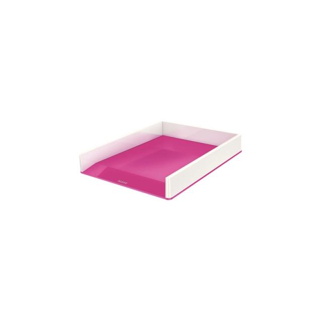 Leitz - Pack 4 Unid. bandeja de escritorio/organizador Poliestireno Metálico, Rosa 53611023