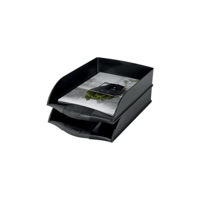 Leitz - 53240095 bandeja de escritorio/organizador Poliestireno (PS) Negro