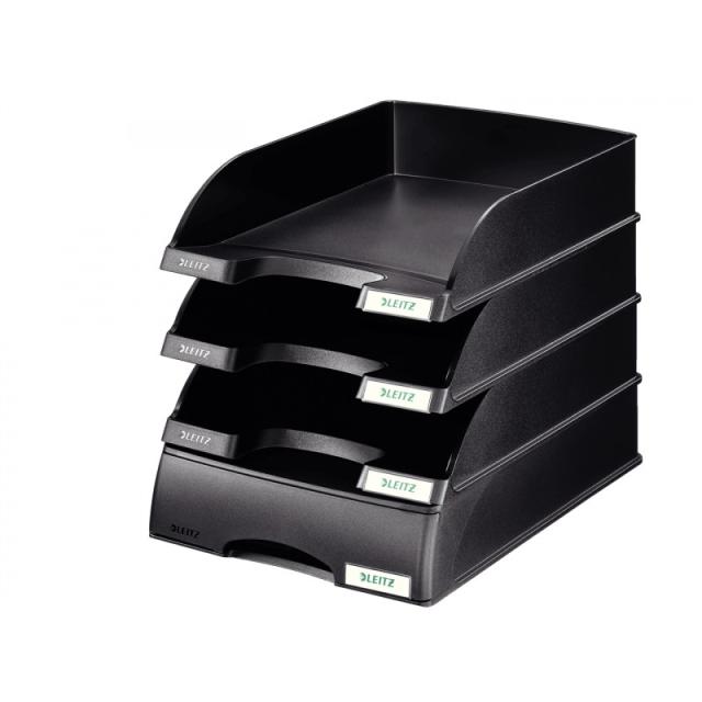 Leitz - 52272095 bandeja de escritorio/organizador Plástico Negro