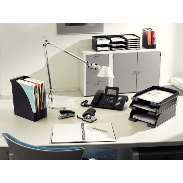 Leitz - 52272095 bandeja de escritorio/organizador Plástico Negro