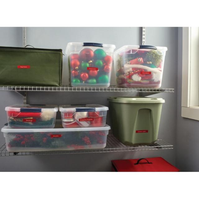 DYMO - D1 - Etiquetas Durable - Blanco sobre rojo - 12mm x 7m