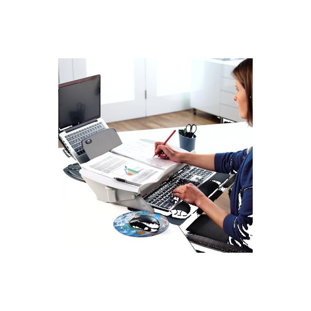 Fellowes - Easy Glide archivador Negro, Gris