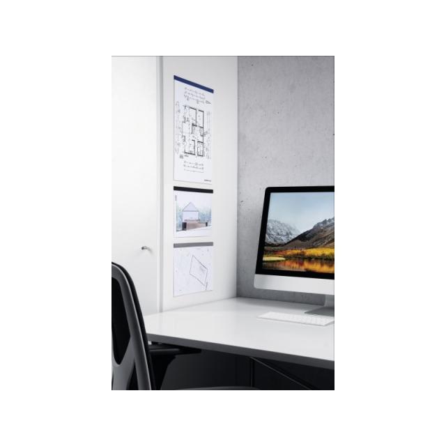 Durable - DURAFIX Rail 297 mm archivador Plata