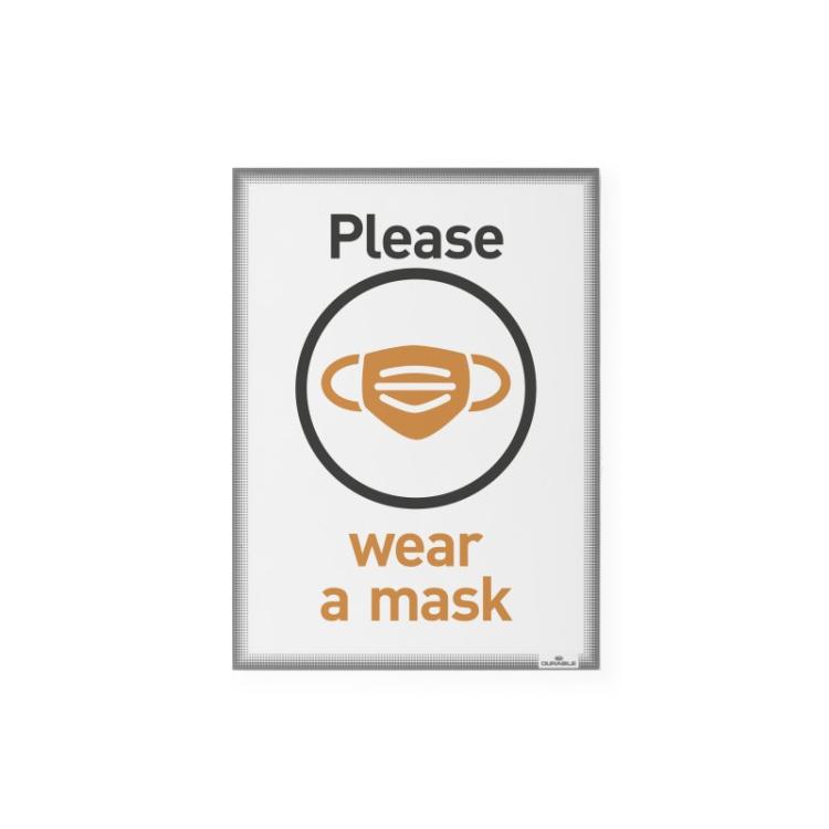 Durable - 501457 archivador Antracita, Transparente