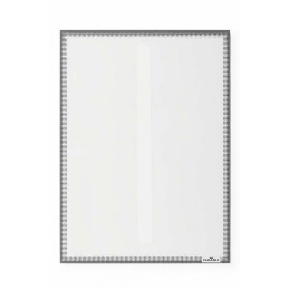 Durable - 501557 archivador Plástico Gris, Transparente