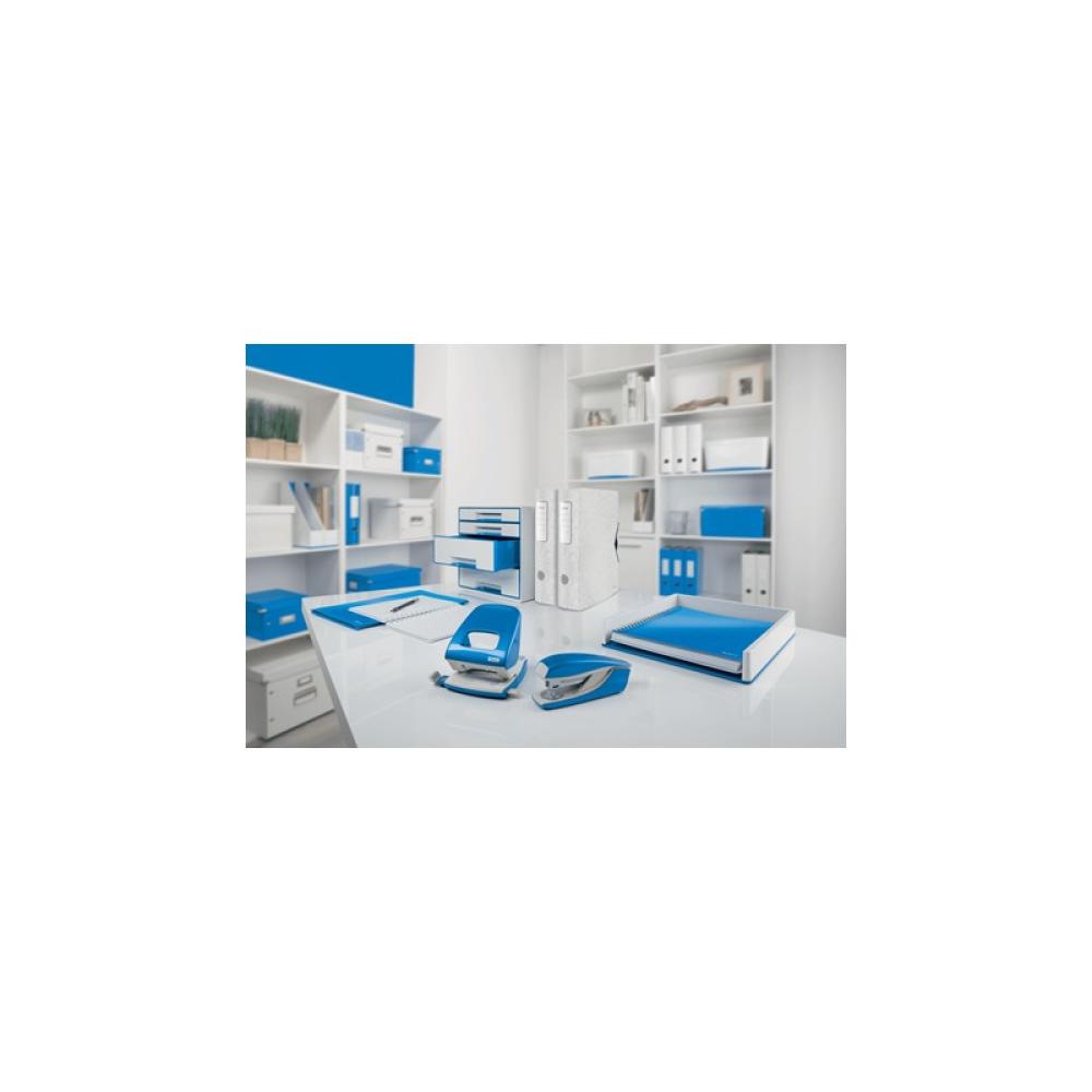 Petrus - 623593 grapadora Cierre estándar Azul, Blanco