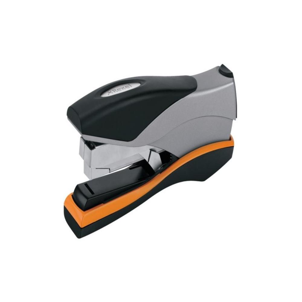 Rexel - Grapadora Optima 40 sin esfuerzo plateada/negra