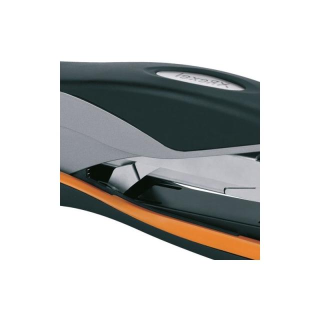 Rexel - Grapadora Optima 40 sin esfuerzo plateada/negra