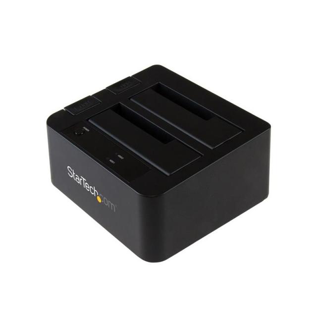 StarTech.com - Docking Station de 2 Bahías - USB 3.1 a SATA - USB 3.1 (10 Gbps) - SATA I/II/III de 2,5/3,5" - Base de Acoplamien