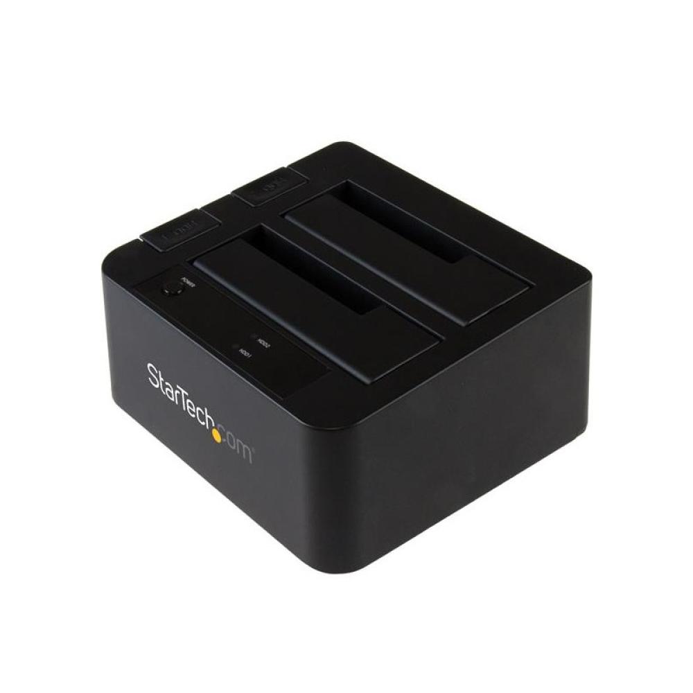 StarTech.com - Docking Station de 2 Bahías - USB 3.1 a SATA - USB 3.1 (10 Gbps) - SATA I/II/III de 2,5/3,5" - Base de Acoplamien