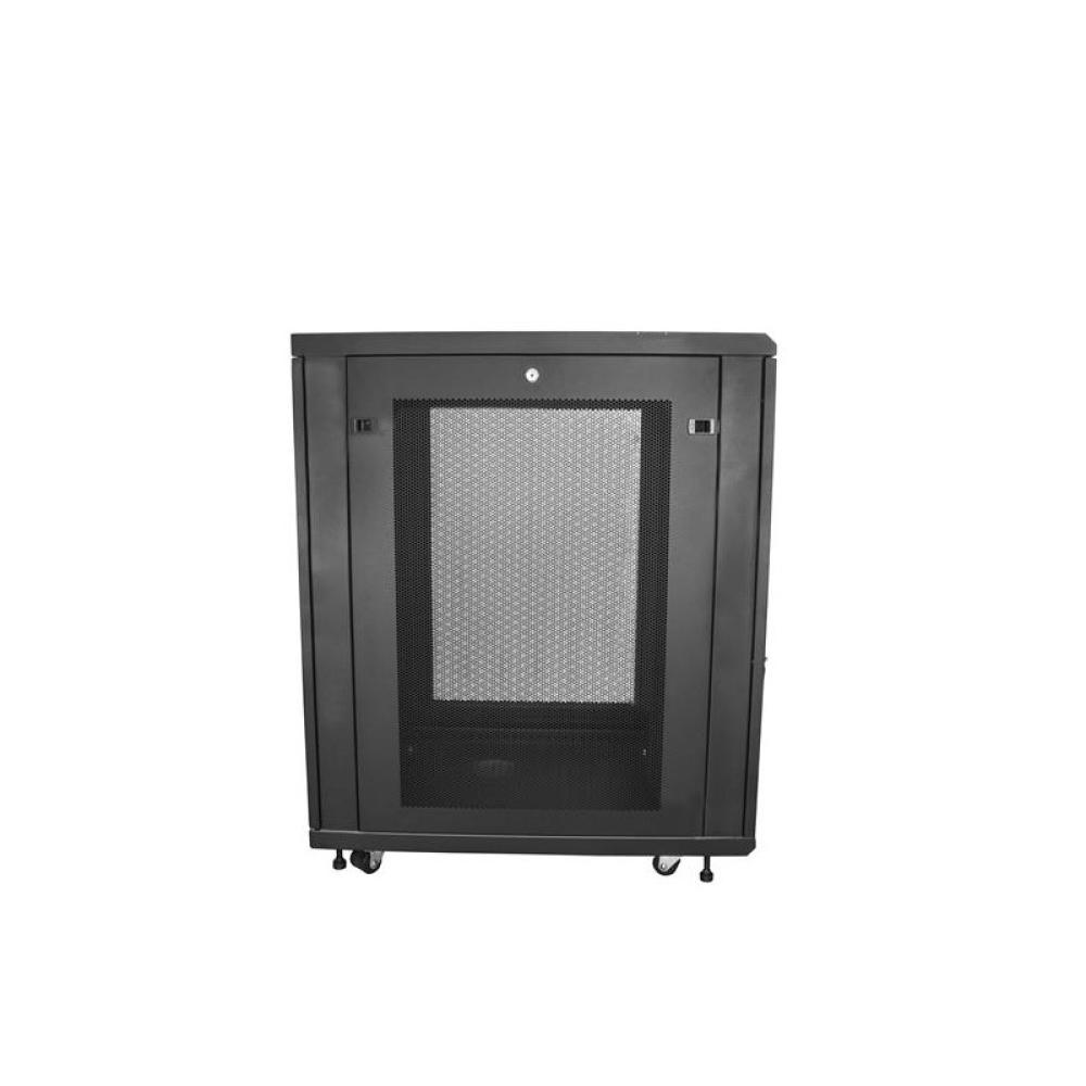 StarTech.com - Armario Rack para Servidores 18U 19" 4 Columnas - Rack de Servidores con Cerradura y Seguro - Rack co - RK1833BKM