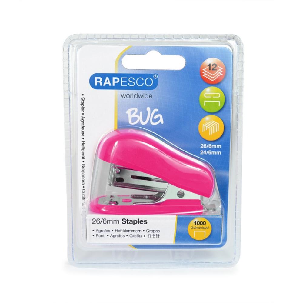Rapesco - Bug Mini Grapado plano Rosa