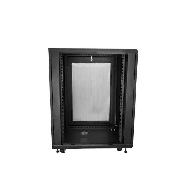 StarTech.com - Armario Rack para Servidores 18U 19" 4 Columnas - Rack de Servidores con Cerradura y Seguro - Rack co - RK1833BKM