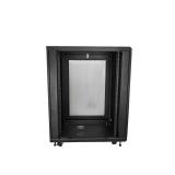 StarTech.com - Armario Rack para Servidores 18U 19" 4 Columnas - Rack de Servidores con Cerradura y Seguro - Rack co - RK1833BKM
