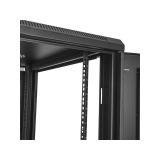 StarTech.com - Armario Rack para Servidores 18U 19" 4 Columnas - Rack de Servidores con Cerradura y Seguro - Rack co - RK1833BKM