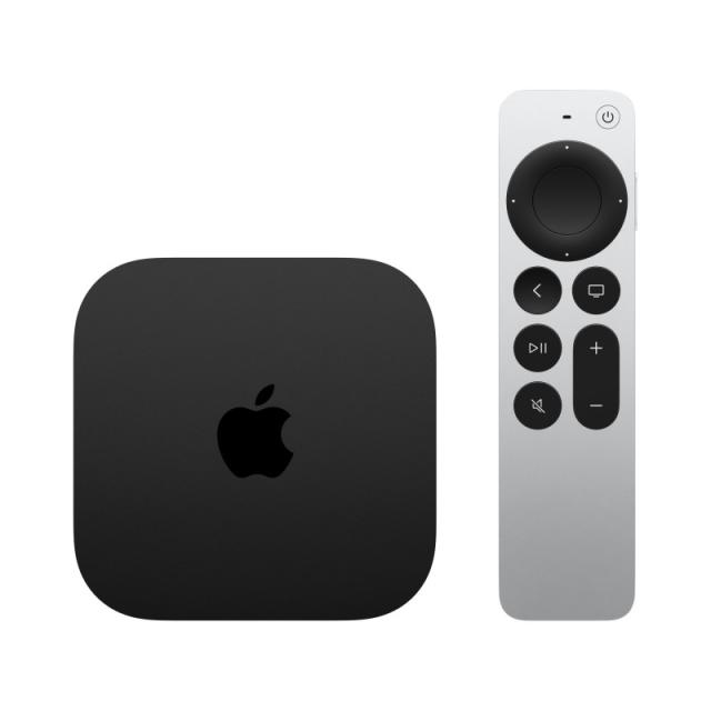 Apple - TV 4K Negro, Plata 4K Ultra HD 128 GB Wifi Ethernet