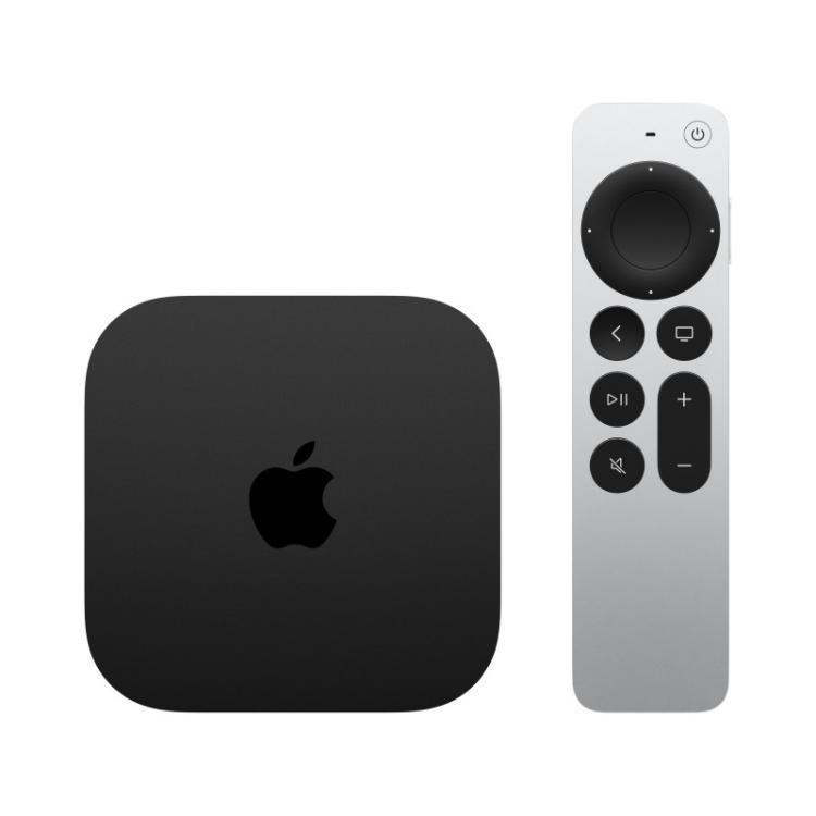 Apple - TV 4K Negro, Plata 4K Ultra HD 128 GB Wifi Ethernet