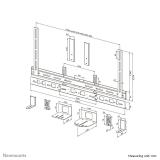 Neomounts - AV30-500BL Kit de barra de videoconferencia 43-110" - VESA - máx 10 kg - universal