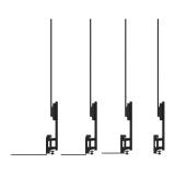 Neomounts - AV30-500BL Kit de barra de videoconferencia 43-110" - VESA - máx 10 kg - universal