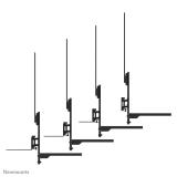 Neomounts - AV60-500BL Kit compuesto por barra de videoconferencia y soporte para ordenador portátil 43-110" - VESA - máx 8 kg -