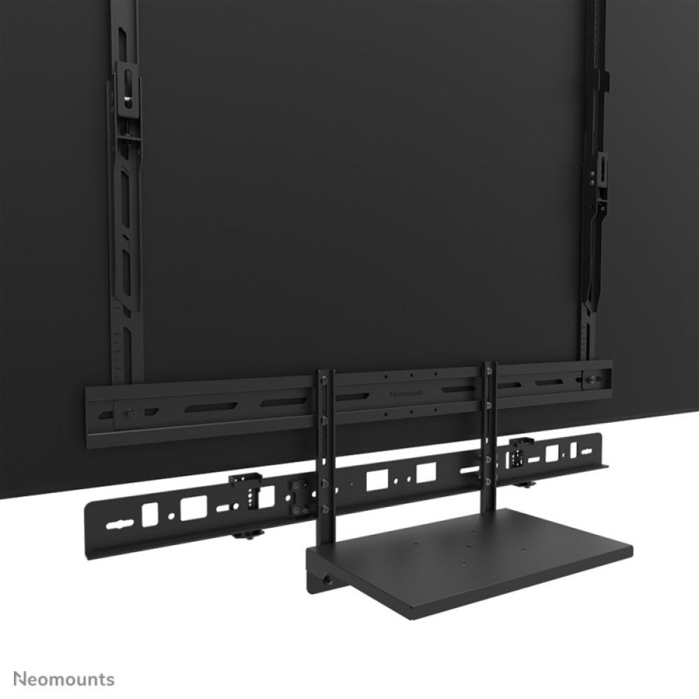 Neomounts - AV60-500BL Kit compuesto por barra de videoconferencia y soporte para ordenador portátil 43-110" - VESA - máx 8 kg -
