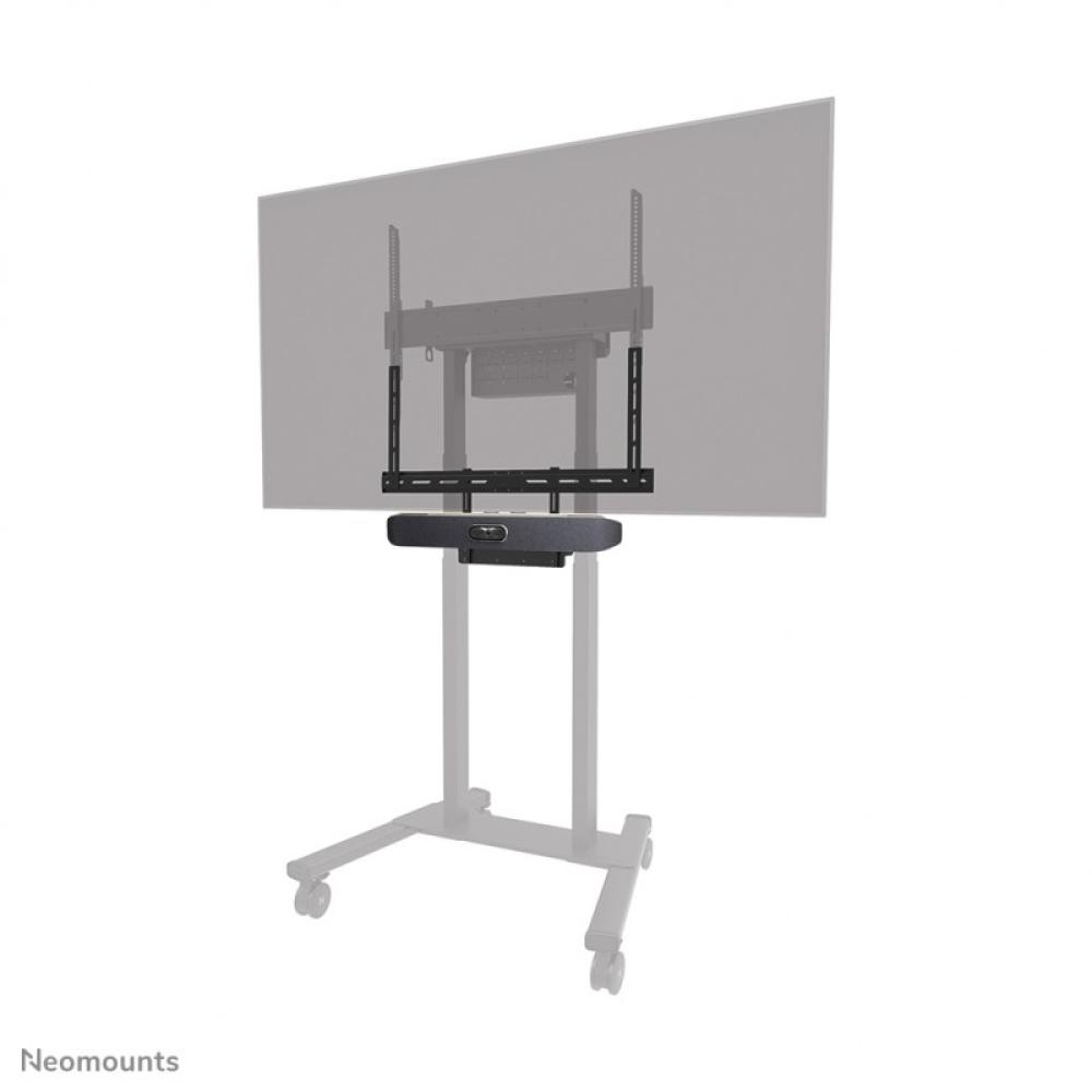 Neomounts - AV60-500BL Kit compuesto por barra de videoconferencia y soporte para ordenador portátil 43-110" - VESA - máx 8 kg -