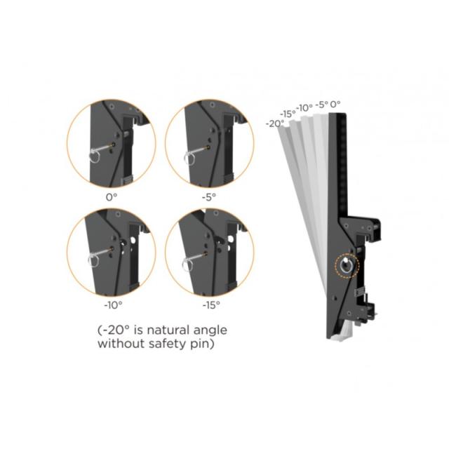 Equip - 650373 Soporte de techo para doble pantalla de 45"-55