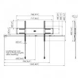 Vogel''s - PFW 4600 2,03 m (80") Negro