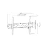 Equip - 650340 Soporte de pared para TV inclinable de 37"-70