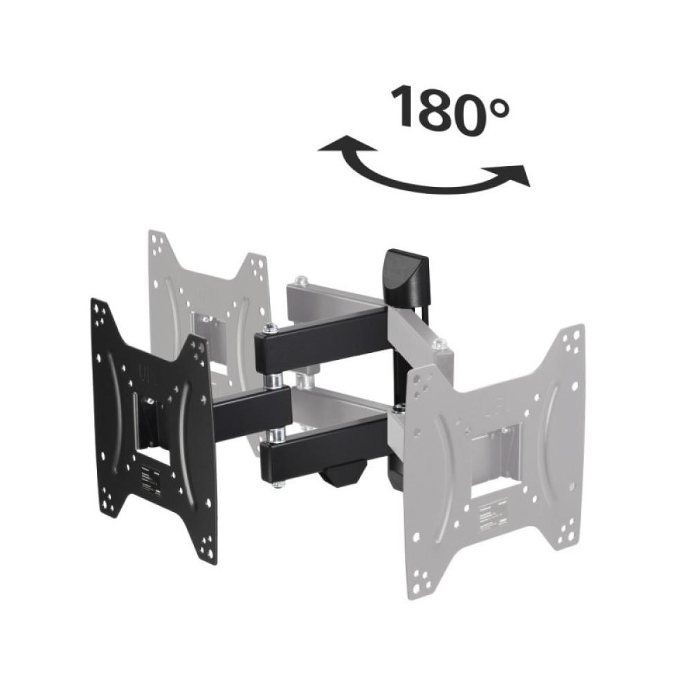 Hama - Soporte de Pared para televisores de 19 a 48", 2 brazos, Giratorio 180°, inclinable +5°/-12°, para televisores de hasta 2