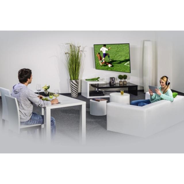 Hama - Soporte de Pared para televisores de 19 a 48", 2 brazos, Giratorio 180°, inclinable +5°/-12°, para televisores de hasta 2