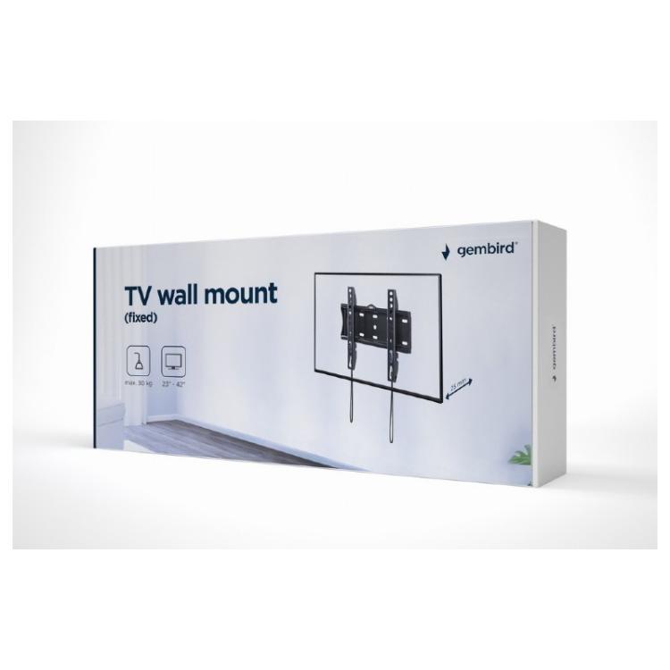 Gembird - WM-42F-01 soporte para TV 106,7 cm (42") Negro