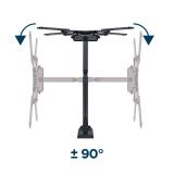 Gembird - WM-55ST-01 soporte para TV 139,7 cm (55") Acero