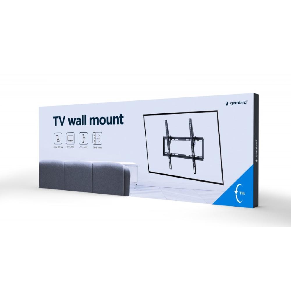 Gembird - WM-55T-03 soporte para TV 139,7 cm (55") Negro