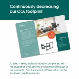 Vogel''s - 3834430 soporte para TV 165,1 cm (65") Negro