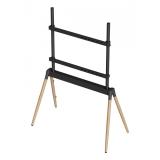 Gembird - TVS-86F-01-BK soporte para TV 2,18 m (86") Negro, Madera