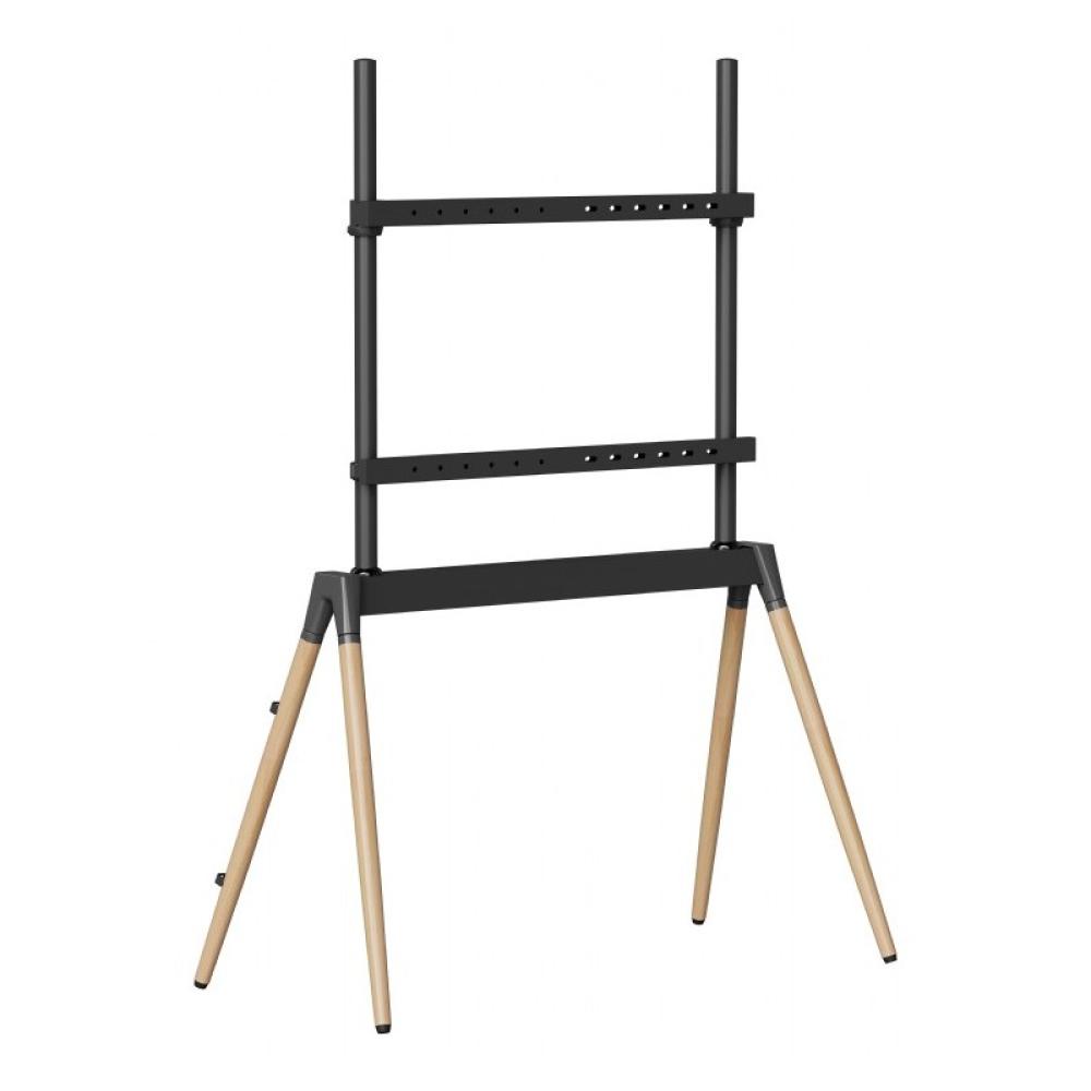 Gembird - TVS-86F-01-BK soporte para TV 2,18 m (86") Negro, Madera